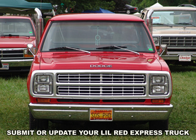 1979 Dodge Lil Red Express Truck, photo from 2012 Mopar Nationals, Columbus Ohio