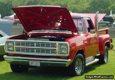 1979 Dodge Lil Red Express Truck, photo from the 2002 Tri-State Chrysler Classic.