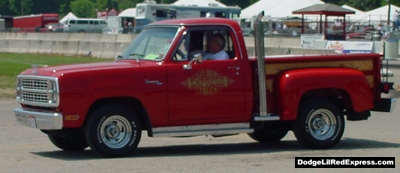 1979 Dodge Lil Red Express Truck, photo from the 2002 Tri-State Chrysler Classic.