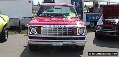 1978 Dodge Lil Red Express Truck, photo from the 2000 Mopar Nationals Columbus, Ohio.