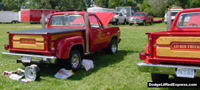 Dodge Lil Red Express Truck, photo from the 2000 Mopar Nationals.