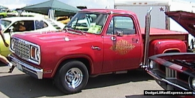 1978 Dodge Lil Red Express Truck, photo from the 2000 Mopar Nationals Columbus, Ohio.