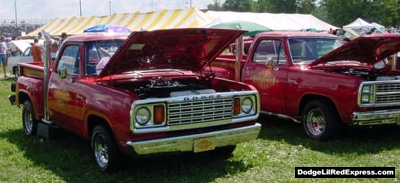 1978 Dodge Lil Red Express Truck, photo from the 2000 Mopar Nationals.